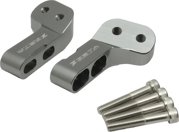 ZETA ZE71-1822 Medium Side Armor Bracket - Durable Handguards Mount for Front-Bolt Fork Clamps