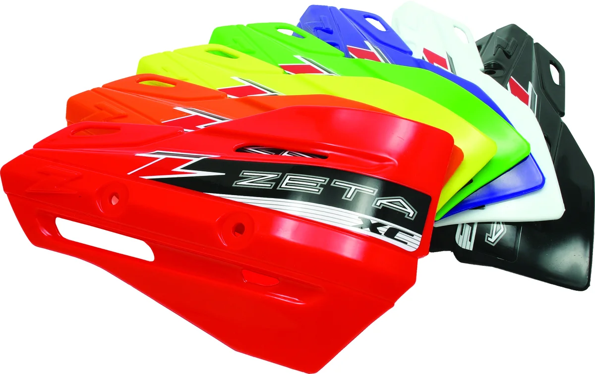 ZETA XC Protector Handguard Shields - Durable High Impact Plastic Handguards for Powersports