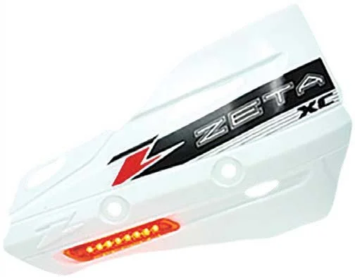 ZETA XC Flasher Protector Handguard Shields - Durable ABS Plastic Handlebar Guards for Powersports