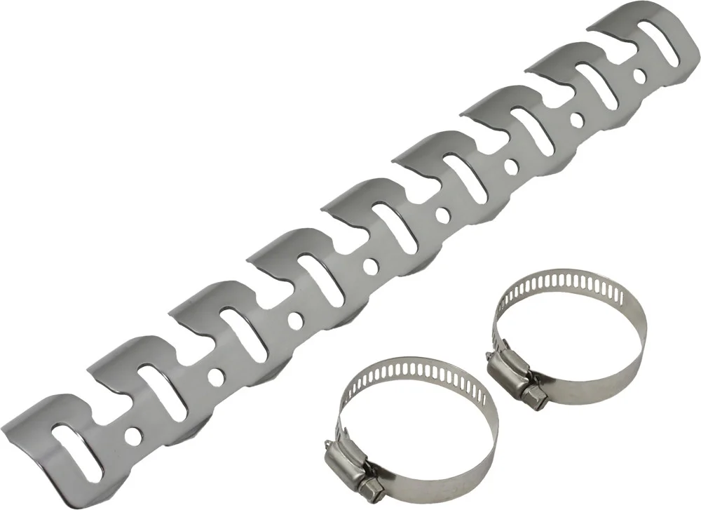 DRC D31-01-110 4-Stroke Header Guard - Durable Exhaust Protection for Powersports Vehicles