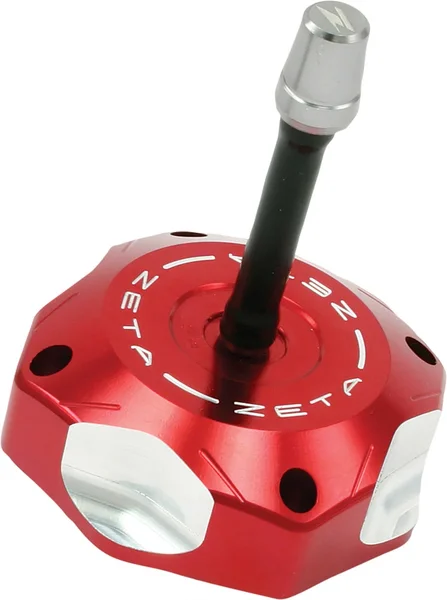 ZETA Billet Aluminum Gas Cap - Durable, Tethered Design for Powersports Vehicles