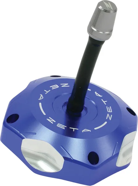 ZETA Billet Gas Cap - Durable CNC-Machined Aluminum with Tethered Design | Gas Caps