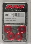 DRC D58-57-121 Aluminum Spacers Type 1 - Durable CNC Machined Hardware for Powersports