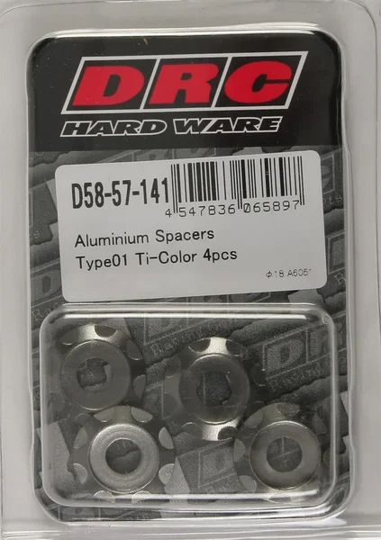 DRC D58-57-141 Aluminum Spacers Type 1 - Durable Hardware for Powersports Vehicles