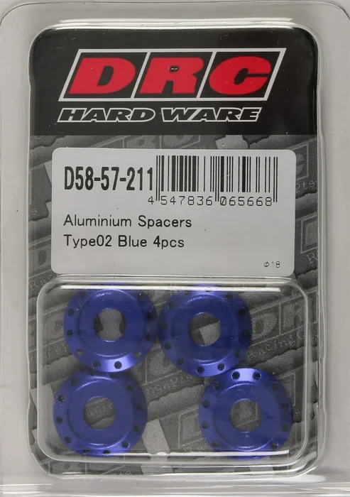 DRC D58-57-211 Aluminum Spacers Type 2 - High-Strength Hardware for Powersports Vehicles
