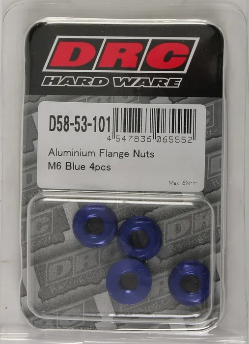 DRC Aluminum Flange Nut - D58-53-101 | Lightweight CNC Machined Hardware for Powersports