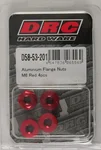 DRC D58-53-201 Aluminum Flange Nut - Durable Hardware for Powersports Equipment