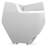 Polisport Ultra-Lightweight Plastic Front Number Plate for Dirt Bikes