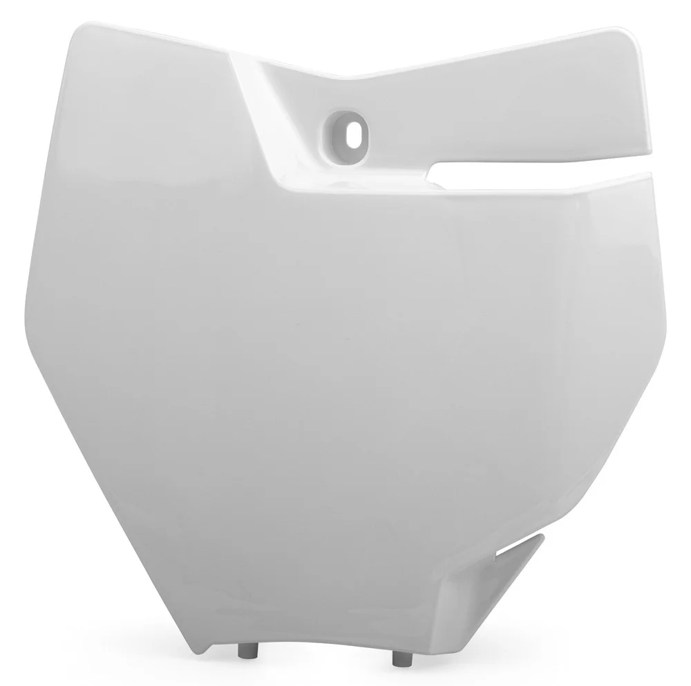 Polisport Ultra-Lightweight Plastic Front Number Plate for Dirt Bikes