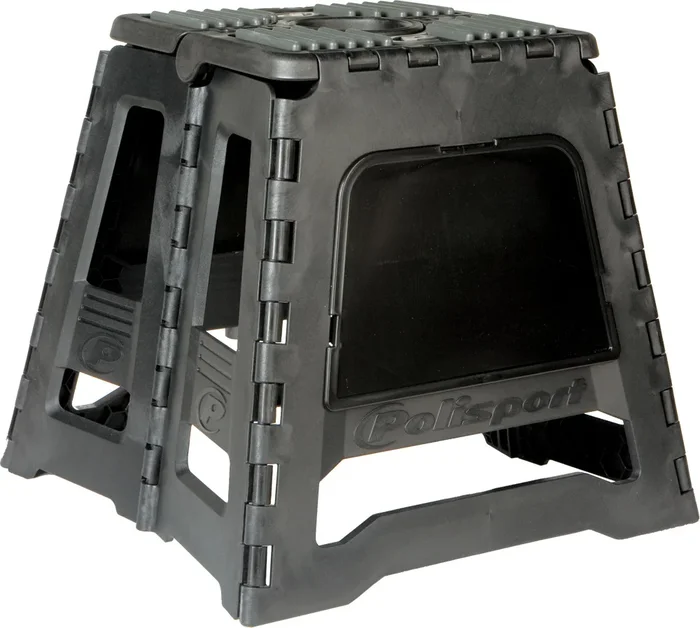 POLISPORT Fold-Up Bike Stand - Compact & Durable Stand for Motorcycle & Bicycle Storage