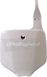 POLISPORT Ultra-Lightweight Plastic Front Number Plate for Dirt Bikes – Durable & Glossy OEM Fit