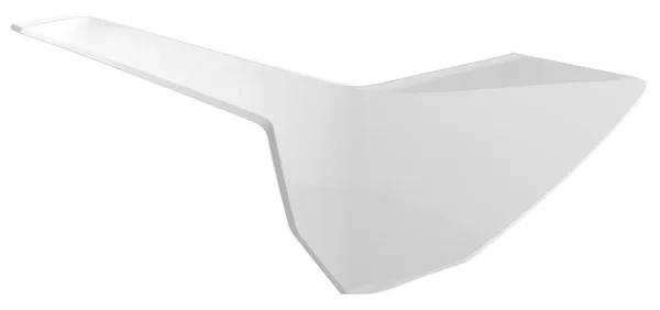 Polisport Durable Plastic Side Number Plate for Dirt Bikes - Glossy, OEM-Quality Fit