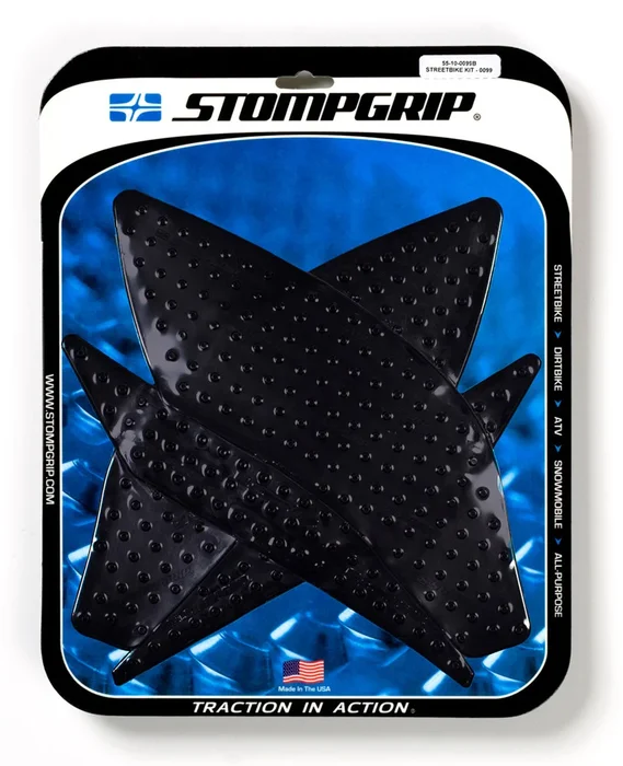 STOMPGRIP 55-10-0099B Street Traction Pad - Premium Body Grip for Powersports Riders