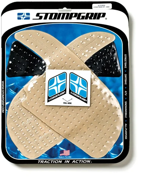 STOMPGRIP 55-10-0024H Street Traction Pad - Premium Body Grip for Powersports Riders