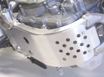 WORKS 10-040 MX Skid Plates - Durable Engine Protection for Off-Road Bikes