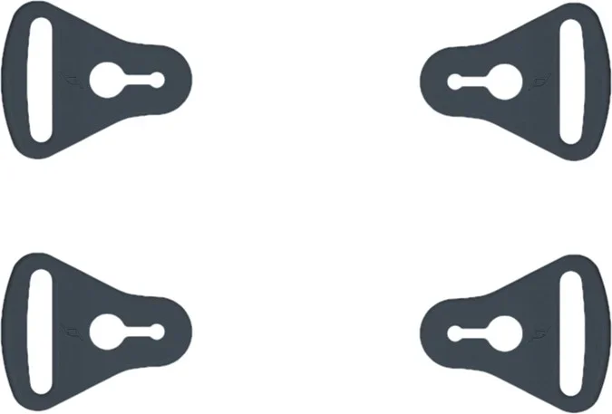 POD Knee Brace Replacement Strap Loop Set - Durable Safety Strap for Protective Gear