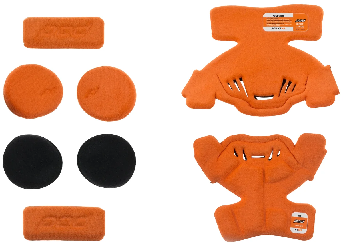 POD K1 Knee Brace Pad Set - Protective Knee Pads for Riders | Safety & Comfort for Powersports