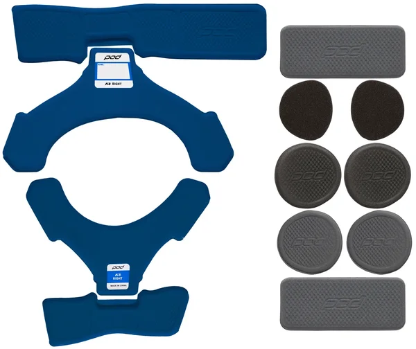 POD Knee Brace Replacement Pad Set - Durable Support for Riders