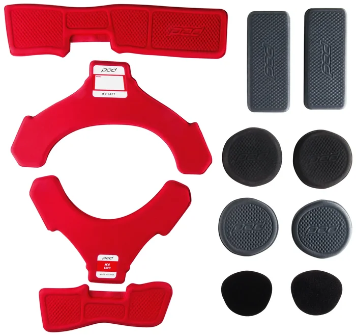 POD K4 MX Pad Set - High-Performance Protective Safety Gear for Riders