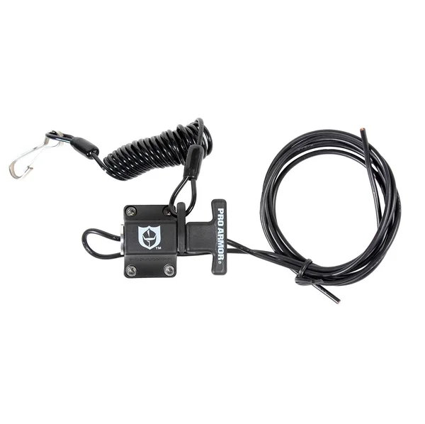 PRO ARMOR A040021 Handlebar Mount Tether Switch - Durable, Easy-Install Motorcycle Switch