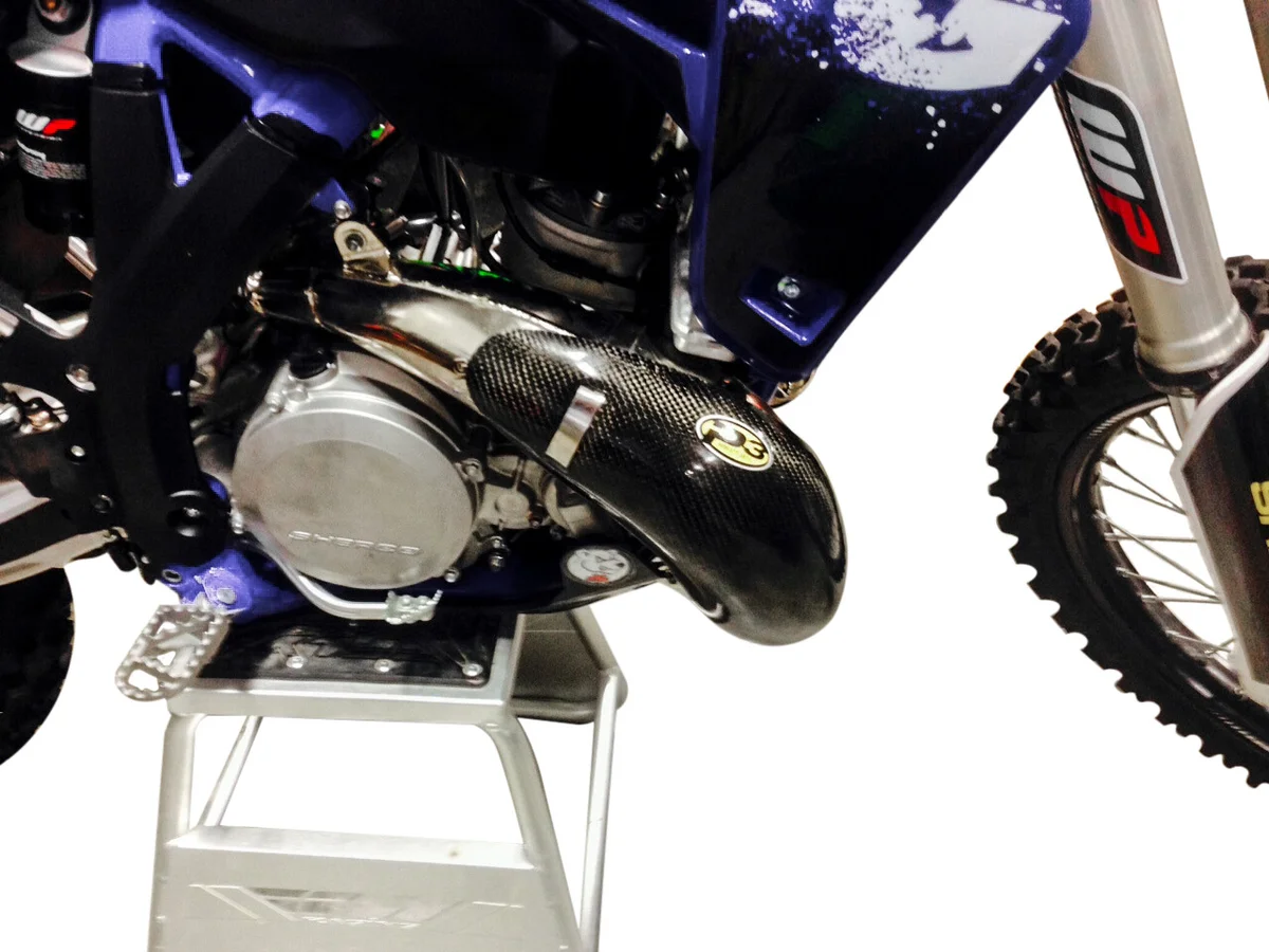 P3 Carbon Fiber Exhaust Pipe Guard - Durable, Lightweight, and Corrosion-Resistant