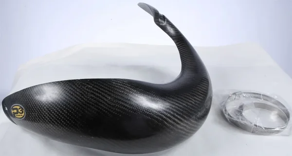 P3 109061-FMF Carbon Fiber Exhaust Pipe Guard - Durable, Lightweight, High-Performance Protection