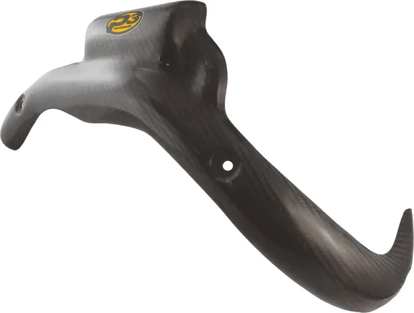 P3 Carbon Fiber Header Heat Shield - 4-Stroke Exhaust Protection & Racing Style