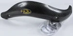 P3 Carbon Fiber Header Heat Shield - 4-Stroke Exhaust Pipe Guard for Off-Road Bikes