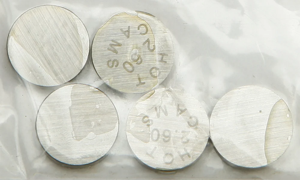 Hot Cams 5PK1000260 Shim Package Refills - Precision Engine Adjustment Kit for Powersports