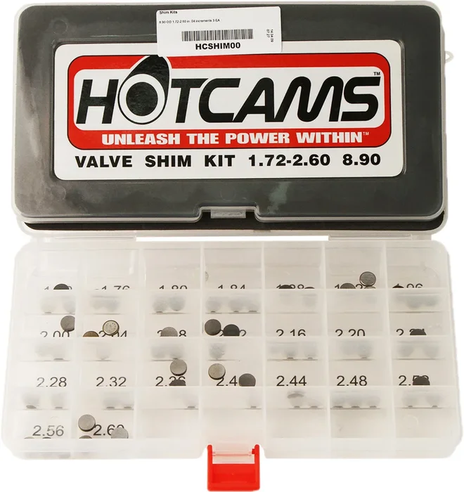 Hot Cams HCSHIM00 Valve Shim Kit - High-Performance Engine Upgrade for Powersports