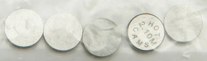 Hot Cams 7.48mm Hardened Valve Shims - 5-Pack Refill for Engine Kits