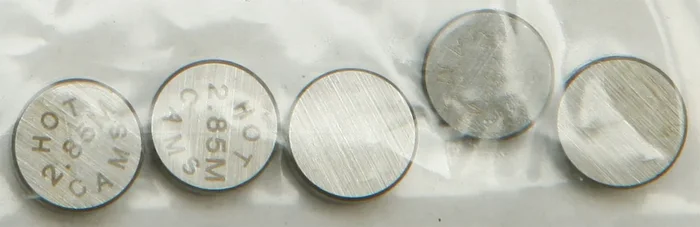 Hot Cams 7.48mm Valve Shim Refill Kit - 2.85mm Thickness for High-Performance Engines