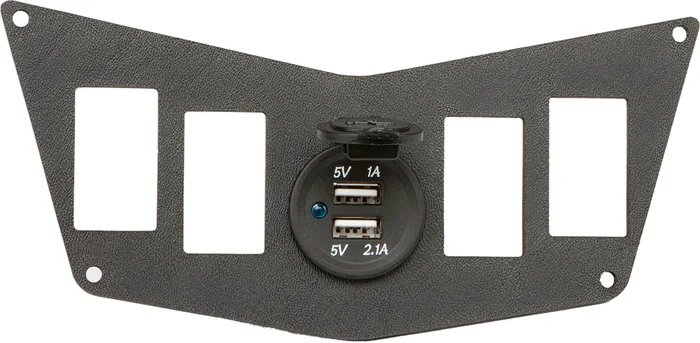 FLIP RZ912 Dash Switch Plate with USB - Universal Powersports Accessory
