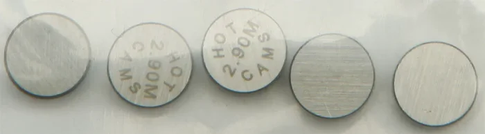 Hot Cams 7.48mm Valve Shim Refills - Precision Ground Shim Kit Refill for Engine Adjustments