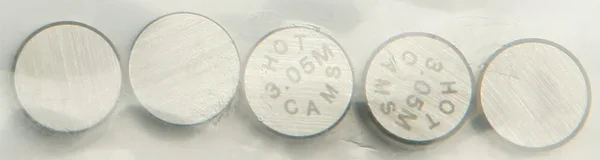 Hot Cams 5PK748305 Valve Shim Refill Kit - 20 High-Quality Steel Shims for Engine Performance