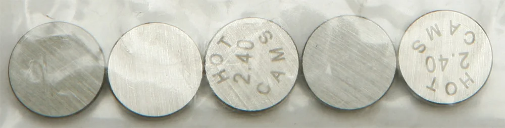 Hot Cams 5-Piece 2.40mm Shim Package Refills - Engine Performance Enhancer