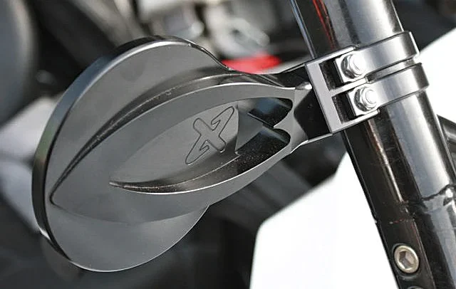AXIA MODCSM-BK Panoramic Wide-Angle Side Mirror for ATVs & UTVs - 180-Degree Blind Spot Elimination