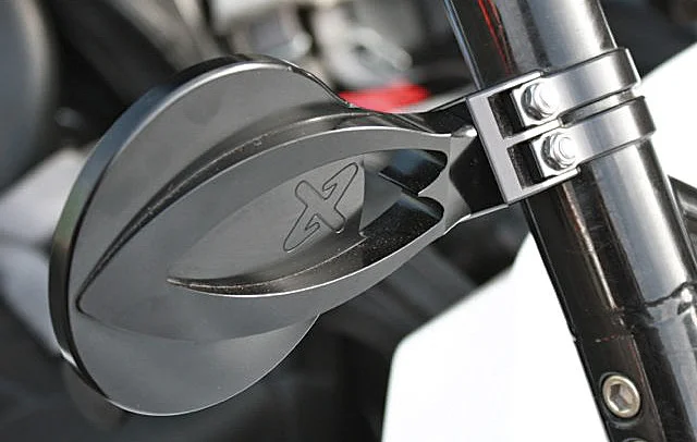 AXIA MODCSM-BK Panoramic Wide-Angle Side Mirror for ATVs & UTVs - 180-Degree Blind Spot Elimination