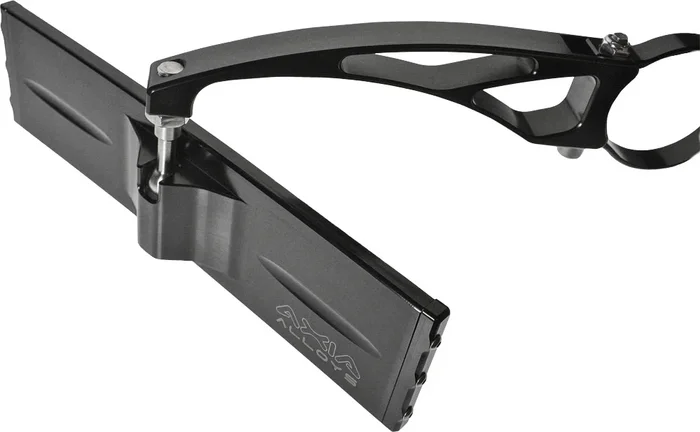 AXIA MOD9PRVMEC-BK Wide Panoramic Rear View Mirror - Clamps Mount for Powersports Vehicles