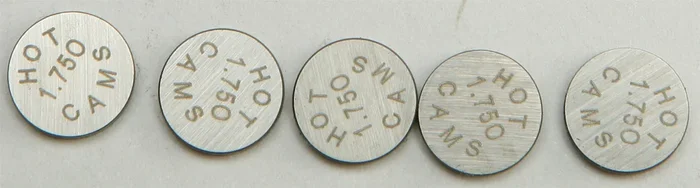 Hot Cams 5PK948175 Shim Package Refills - High-Strength Steel Engine Shims for Precision Tuning