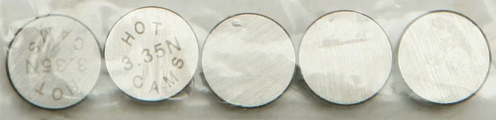 Hot Cams 5PK948335 Shim Package Refills - High-Strength Steel Valve Shims for Engine Timing Adjustments