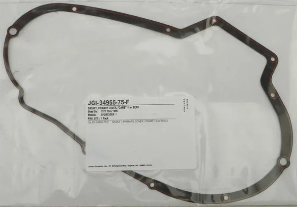 JAMES GASKETS 34955-75-F Sportster Primary Housing - High-Quality Gasket for Harley-Davidson