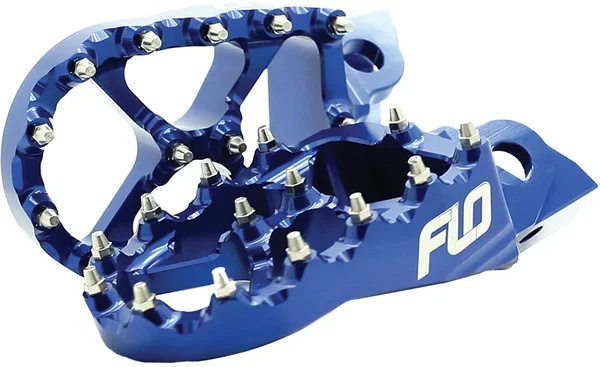 FLO MOTORSPORTS Pro Series Footpegs - Durable, Adjustable, High-Performance Foot Controls for Off-Road & Street Use