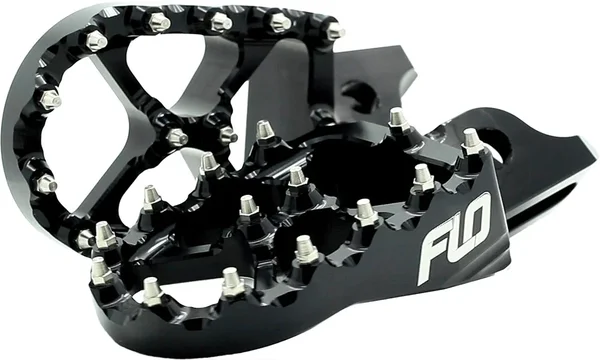 FLO MOTORSPORTS Pro Series Footpegs - Durable, Adjustable, Racing-Grade Foot Controls