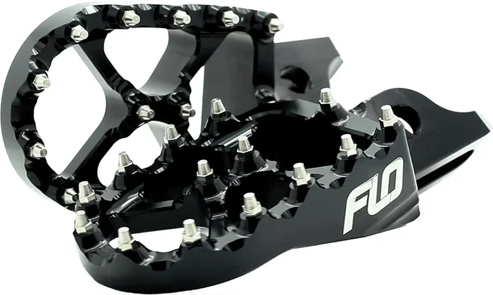 FLO MOTORSPORTS Pro Series Footpegs - Durable, Adjustable, Racing-Grade Foot Controls