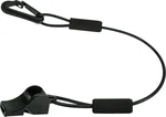 WPS LVW-17 BLK Floating Whistle with Lanyard - Durable Accessory for Powersports Enthusiasts