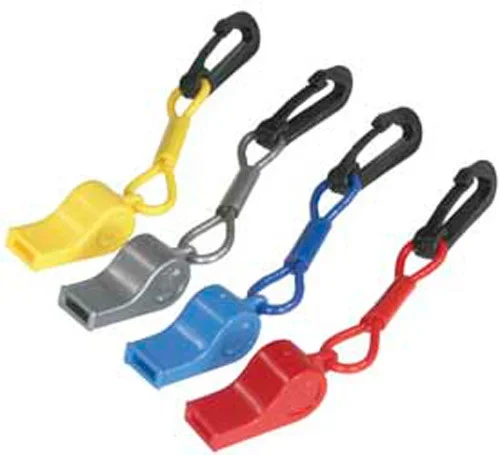 ATLANTIS A2701C Whistle w/Clip - Durable Motorcycle Safety Accessory