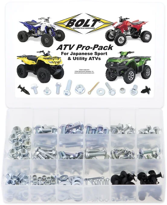 BOLT ATV Bolt Pro-Pack Kit - Premium Hardware Kit for 2005 ATV Maintenance & Repair