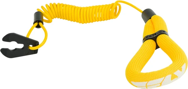 WPS WA-1 Y YLW Floating Tethercord/Lanyard - Durable & Visible Safety Accessory for Powersports