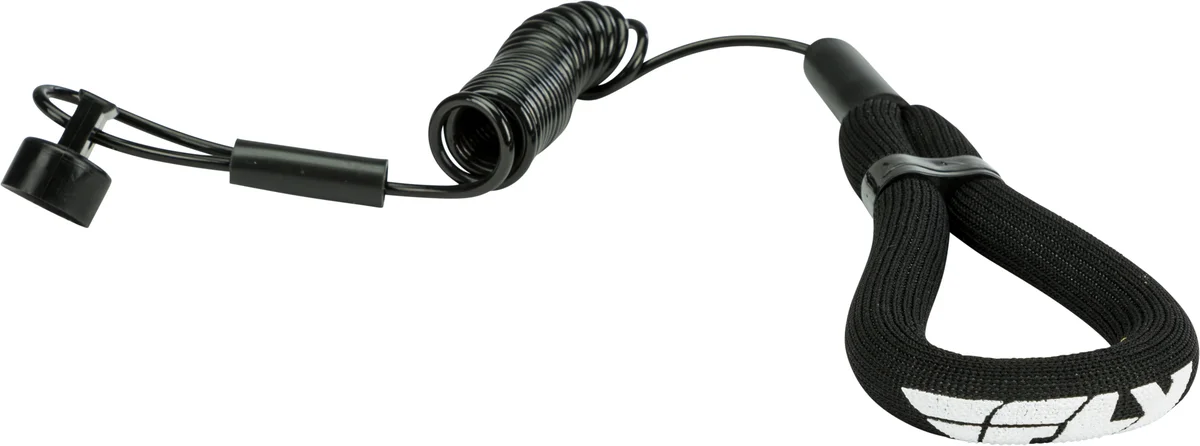 WPS WA-1 SD BLK Floating Tethercord/Lanyard - Durable Safety Lanyard for Powersports Enthusiasts